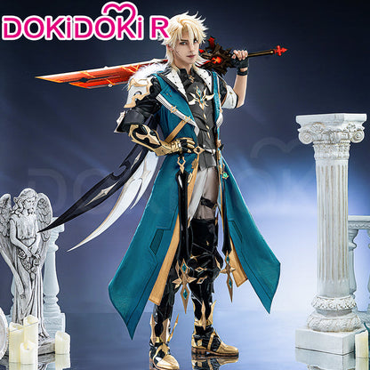 【Partially Ready For Ship】【Size XS-3XL】 DokiDoki-R Game Genshin Impact Cosplay Varka Costume / Knee Pads Song of the Welkin Moon Nod Krai