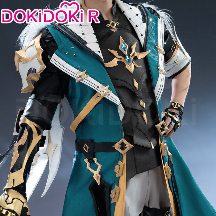【Partially Ready For Ship】【Size XS-3XL】 DokiDoki-R Game Genshin Impact Cosplay Varka Costume / Knee Pads Song of the Welkin Moon Nod Krai