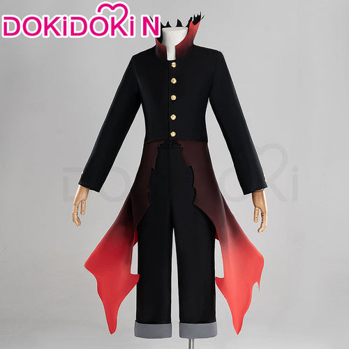 【Partially Ready For Ship】【Size XS-3XL】Dokidoki-R Anime DDD Cosplay Black Red Costume Male
