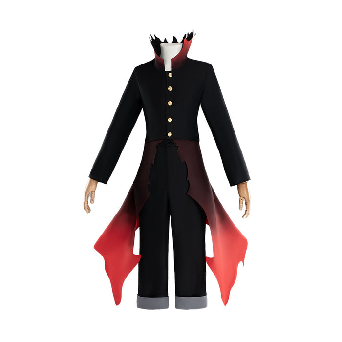【Partially Ready For Ship】【Size XS-3XL】Dokidoki-R Anime DDD Cosplay Black Red Costume Male