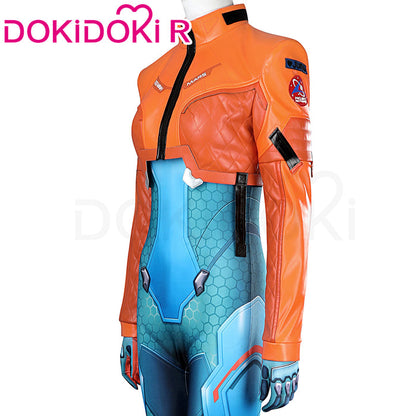 【Partially Ready For Ship】【Size XS-3XL】DokiDoki-R Game Cosplay Blue Tights Costume