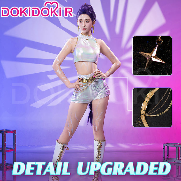 【Partially Ready For Ship】【Size XS-3XL】【Last Batch】DokiDoki-R Movie Anime KPOP KILLER Costume WHITE SERIES