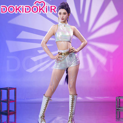 【Partially Ready For Ship】【Size XS-3XL】【Last Batch】DokiDoki-R Movie Anime KPOP KILLER Costume WHITE SERIES