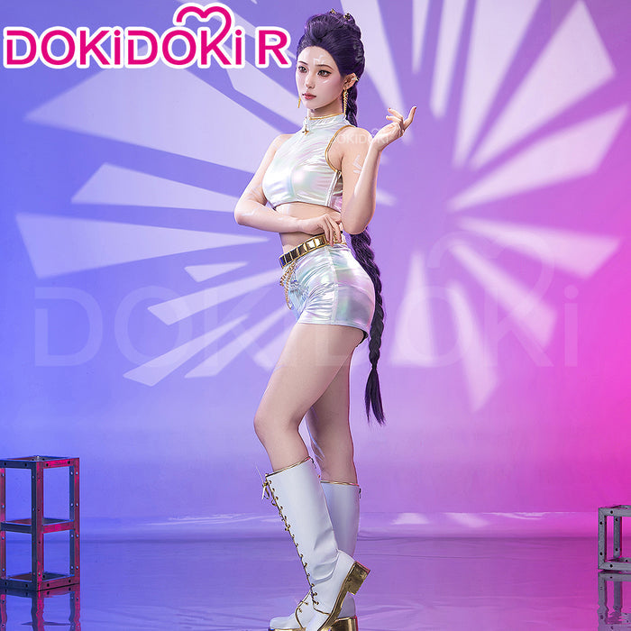 【Partially Ready For Ship】【Size XS-3XL】【Last Batch】DokiDoki-R Movie Anime KPOP KILLER Costume WHITE SERIES