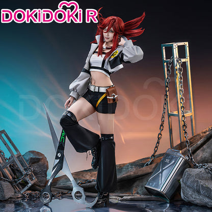 【Partially Ready For Ship】【Upgrade】【Size XS-4XL】DokiDoki-R Anime Gachiakuta Cosplay Riyo Costume Reaper Bag Supporters Halloween