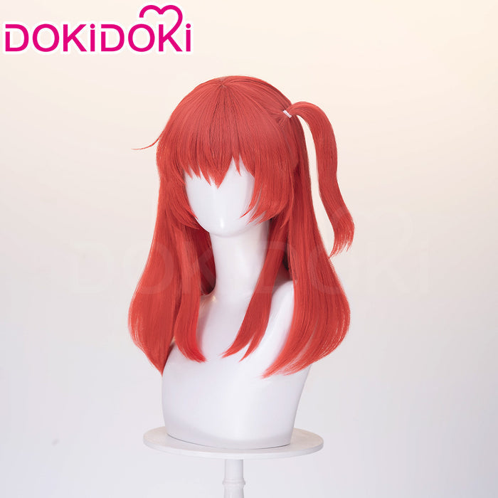 【Ready For Ship】DokiDoki Anime Bocchi the Rock! Cosplay Kita Ikuyo Wig Long Straight Red Hair Braids Kessoku Band