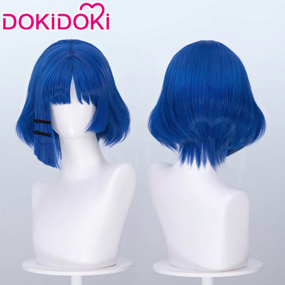 【Ready For Ship】DokiDoki Anime Bocchi the Rock! Cosplay Yamada Ryo Wig Blue short