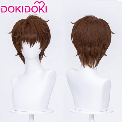 【Ready For Ship】DokiDoki Anime Cosplay Men Wig Short Brown Hair