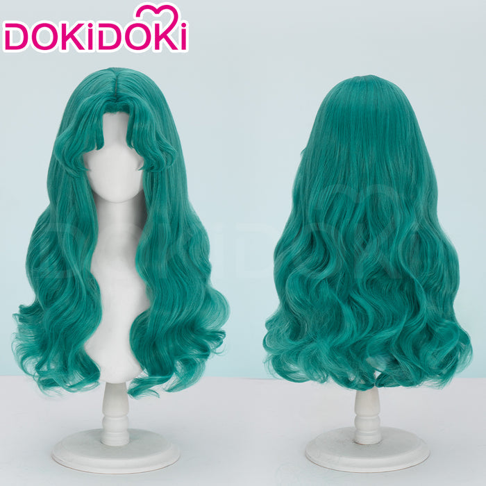 【Ready For Ship】DokiDoki Anime Cosplay Wig Long Curly Green Hair