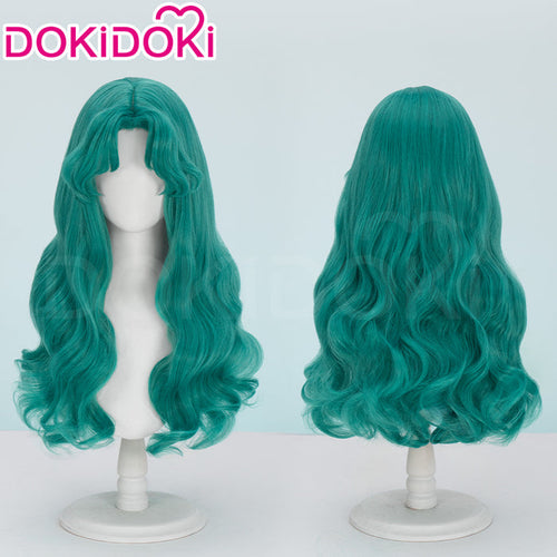 【Ready For Ship】DokiDoki Anime Cosplay Wig Long Curly Green Hair
