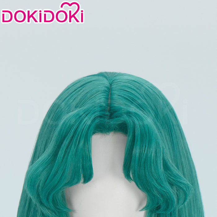 【Ready For Ship】DokiDoki Anime Cosplay Wig Long Curly Green Hair