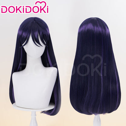 【Ready For Ship】DokiDoki Anime  Cosplay Wig Long Straight Blue Hair