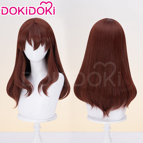 【Ready For Ship】DokiDoki Anime Cosplay Wig Long Straight Brown Hair