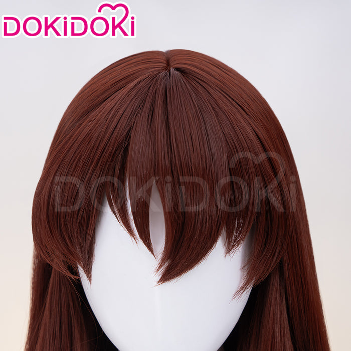 【Ready For Ship】DokiDoki Anime Cosplay Wig Long Straight Brown Hair