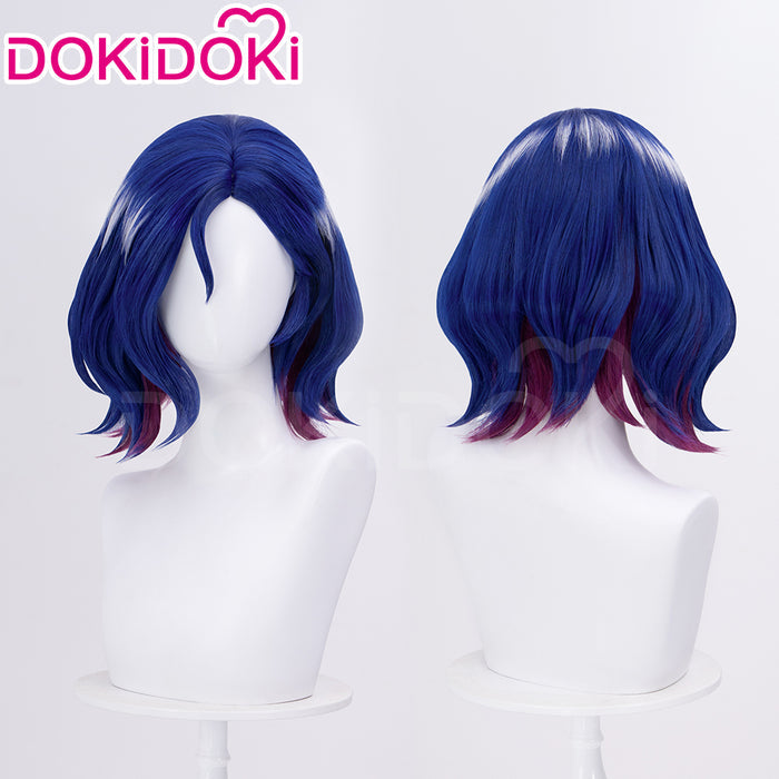 【Ready For Ship】DokiDoki Anime Cosplay Wig Short Blue Hair