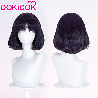 【Ready For Ship】DokiDoki Anime Cosplay Wig Short Straight Black Hair