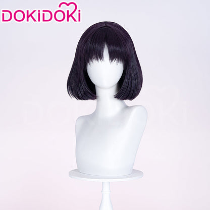 【Ready For Ship】DokiDoki Anime Cosplay Wig Short Straight Black Hair