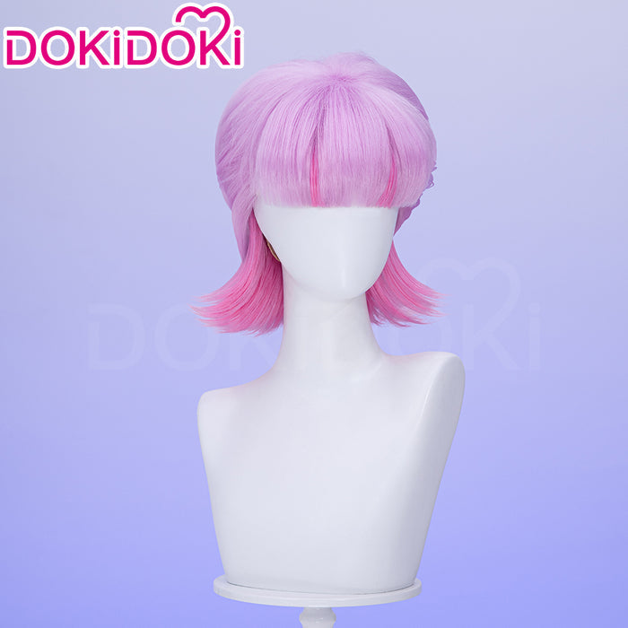 【Ready For Ship】DokiDoki Anime Cosplay Wig Short Straight Light Purple Pink Hair