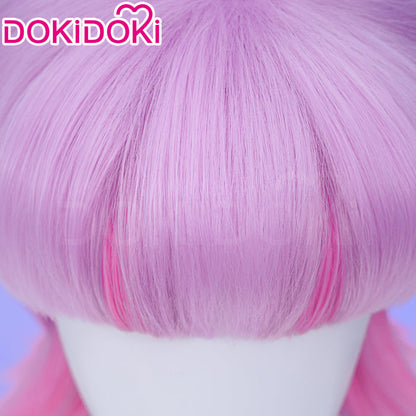 【Ready For Ship】DokiDoki Anime Cosplay Wig Short Straight Light Purple Pink Hair
