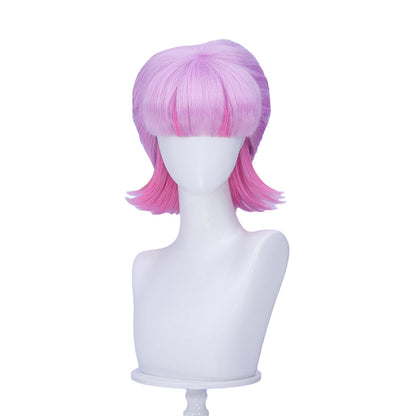 【Ready For Ship】DokiDoki Anime Cosplay Wig Short Straight Light Purple Pink Hair