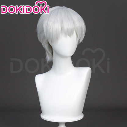 【Ready For Ship】DokiDoki Anime  Cosplay  Wig Short Straight Silver Hair