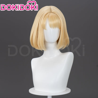 【Ready For Ship】DokiDoki Anime  Cosplay  Wig Short Straight Yellow Hair