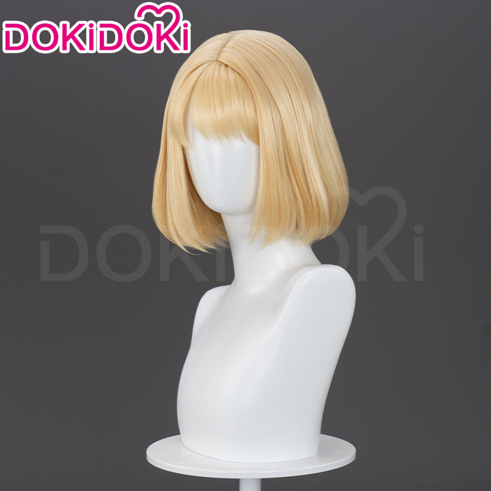 【Ready For Ship】DokiDoki Anime  Cosplay  Wig Short Straight Yellow Hair
