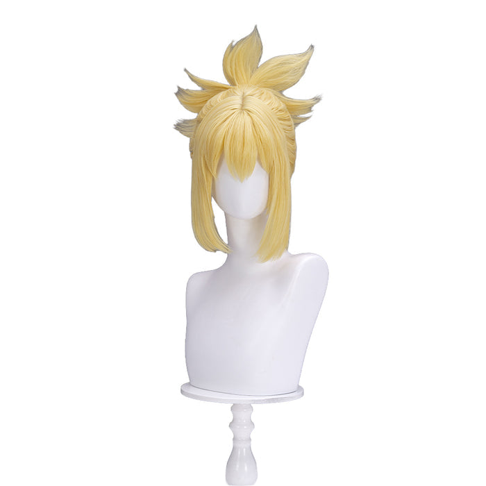 【Ready For Ship】DokiDoki Anime Cosplay Wig Short Yellow Wig