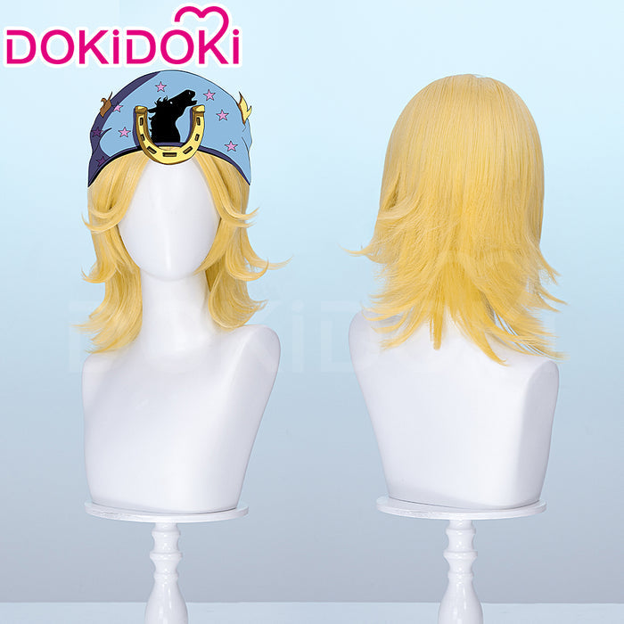 【Ready For Ship】DokiDoki Anime Cosplay Wig Yellow Medium-Length Hair