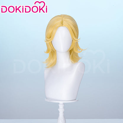 【Ready For Ship】DokiDoki Anime Cosplay Wig Yellow Medium-Length Hair