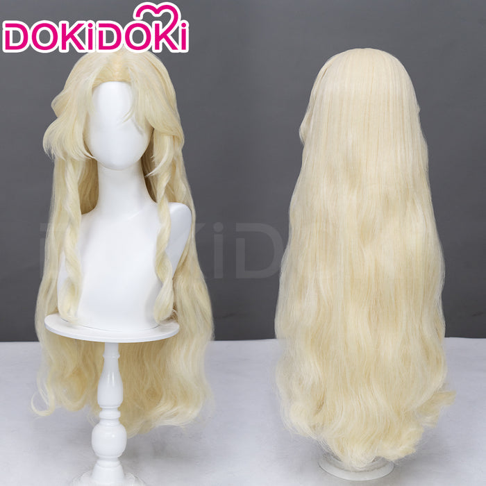 【Ready For Ship】DokiDoki Anime Cosplay Women Vermmouth Wig Long Curly Blond Hair