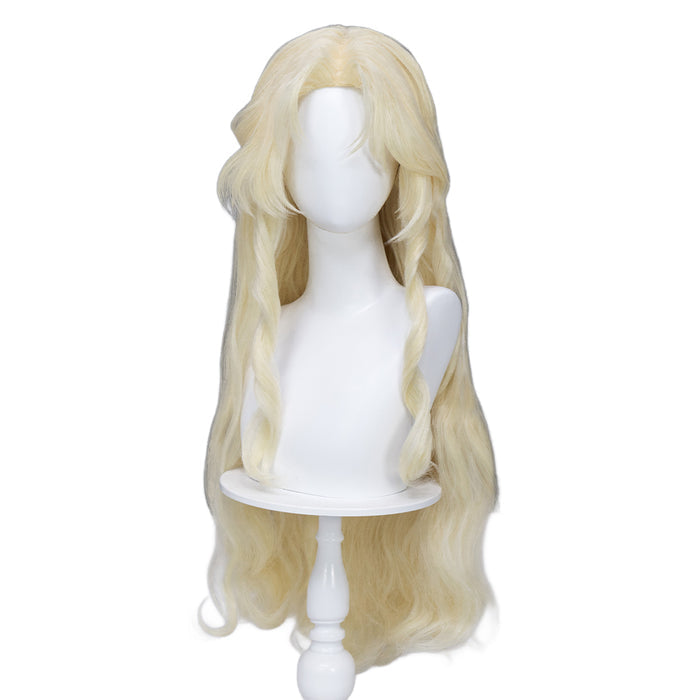 【Ready For Ship】DokiDoki Anime Cosplay Women Vermmouth Wig Long Curly Blond Hair