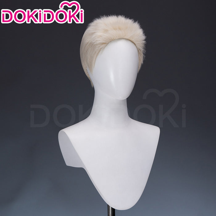 【Ready For Ship】DokiDoki Anime GACHIAKUTA Cosplay Semiu Grier Wig Short White Hair Semyu Guraia