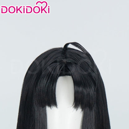 【Ready For Ship】DokiDoki Anime GIRLS BAND CRY Cosplay Awa Subaru Wig Long Straight Black Hair GBC