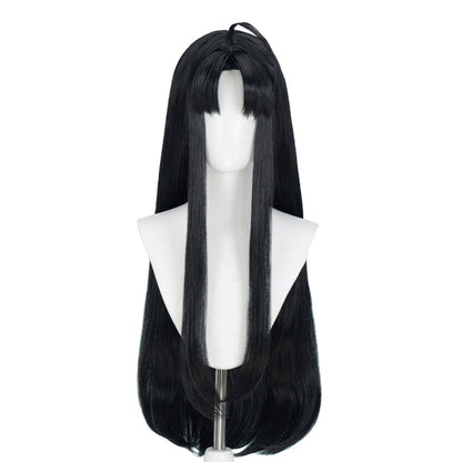 【Ready For Ship】DokiDoki Anime GIRLS BAND CRY Cosplay Awa Subaru Wig Long Straight Black Hair GBC