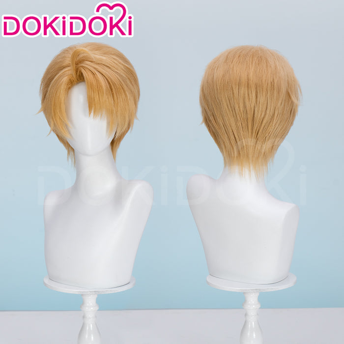 【Ready For Ship】DokiDoki Anime Hetalia: Axis Powers Cosplay Alfred F Jones Wig Short Straight Blond Hair APH