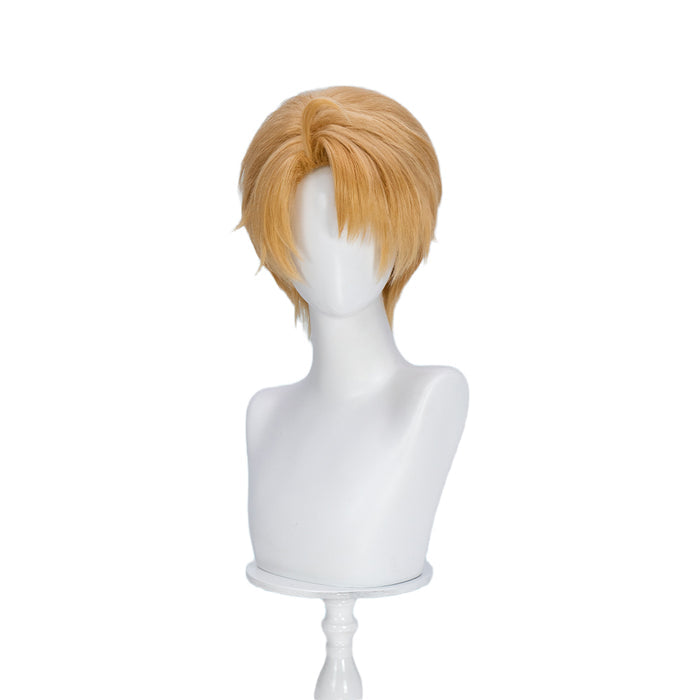 【Ready For Ship】DokiDoki Anime Hetalia: Axis Powers Cosplay Alfred F Jones Wig Short Straight Blond Hair APH