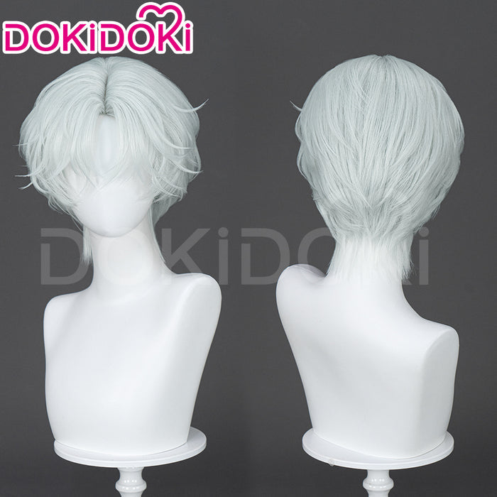 【Ready For Ship】DokiDoki Anime Manga Cosplay Wig Short Curly White Hair