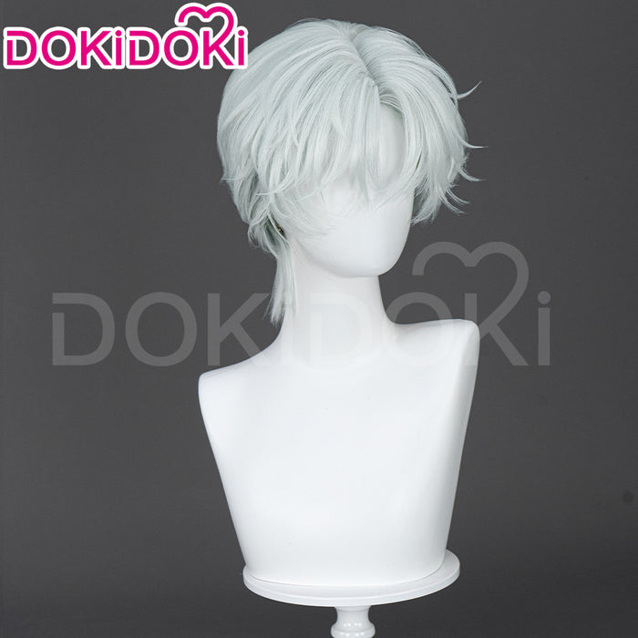 【Ready For Ship】DokiDoki Anime Manga Cosplay Wig Short Curly White Hair