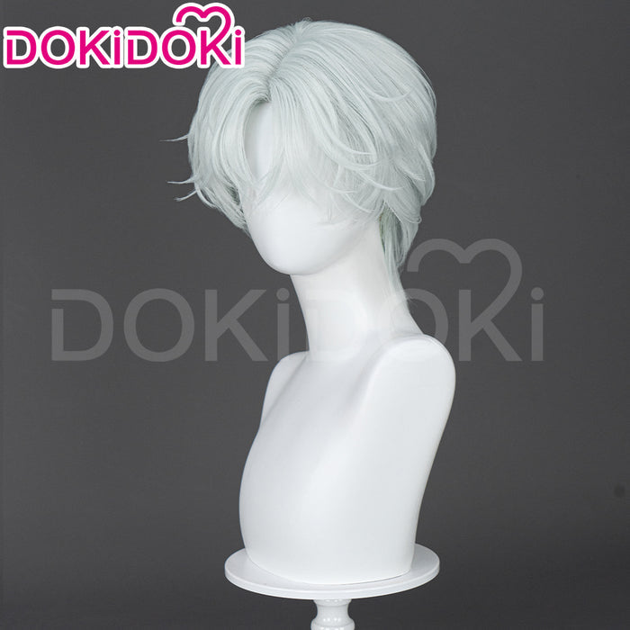 【Ready For Ship】DokiDoki Anime Manga Cosplay Wig Short Curly White Hair