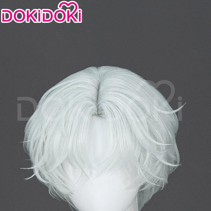 【Ready For Ship】DokiDoki Anime Manga Cosplay Wig Short Curly White Hair