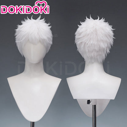 【Ready For Ship】DokiDoki Anime Manga The Summer Hikaru Died Cosplay Indou Hikaru Wig Short White Hair