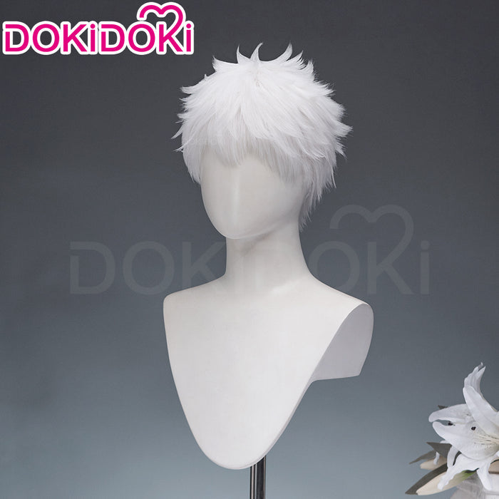【Ready For Ship】DokiDoki Anime Manga The Summer Hikaru Died Cosplay Indou Hikaru Wig Short White Hair