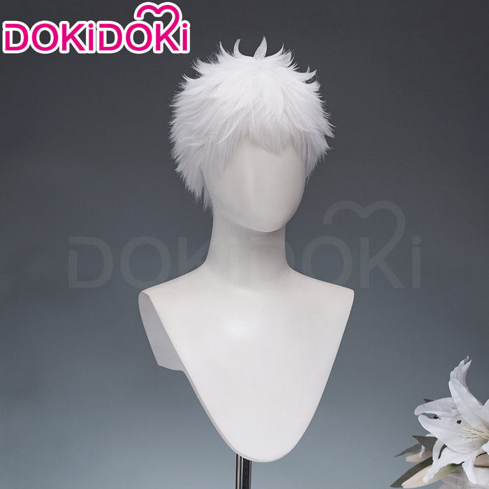 【Ready For Ship】DokiDoki Anime Manga The Summer Hikaru Died Cosplay Indou Hikaru Wig Short White Hair