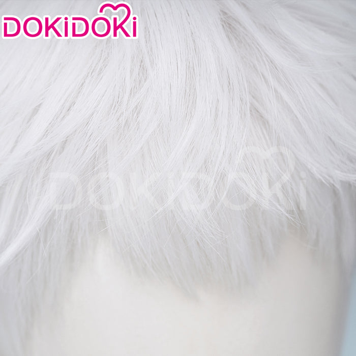 【Ready For Ship】DokiDoki Anime Manga The Summer Hikaru Died Cosplay Indou Hikaru Wig Short White Hair