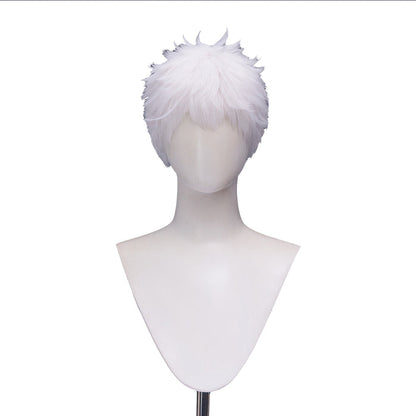 【Ready For Ship】DokiDoki Anime Manga The Summer Hikaru Died Cosplay Indou Hikaru Wig Short White Hair