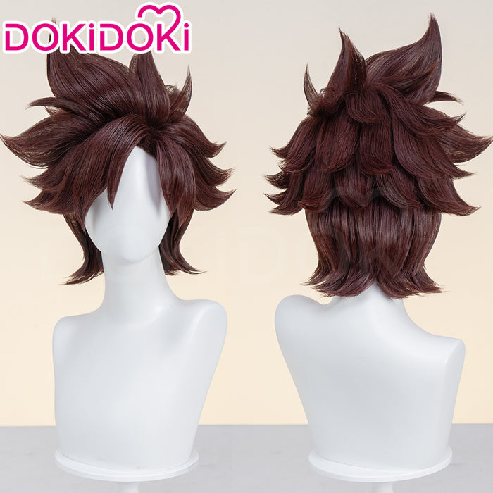 【Ready For Ship】DokiDoki Anime Mashin Hero Wataru Cosplay Ikusabe Wataru Wig Short Brown Hair