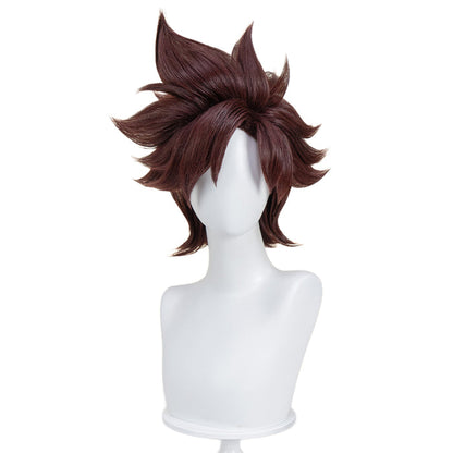 【Ready For Ship】DokiDoki Anime Mashin Hero Wataru Cosplay Ikusabe Wataru Wig Short Brown Hair