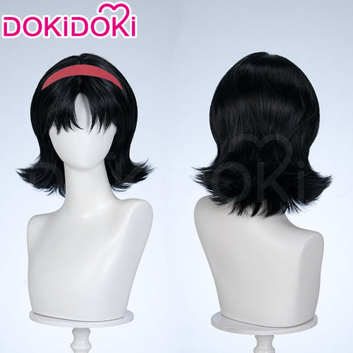 【Ready For Ship】DokiDoki Anime Perfect Blue Cosplay Mima Kirigoe Wig Short Black Hair