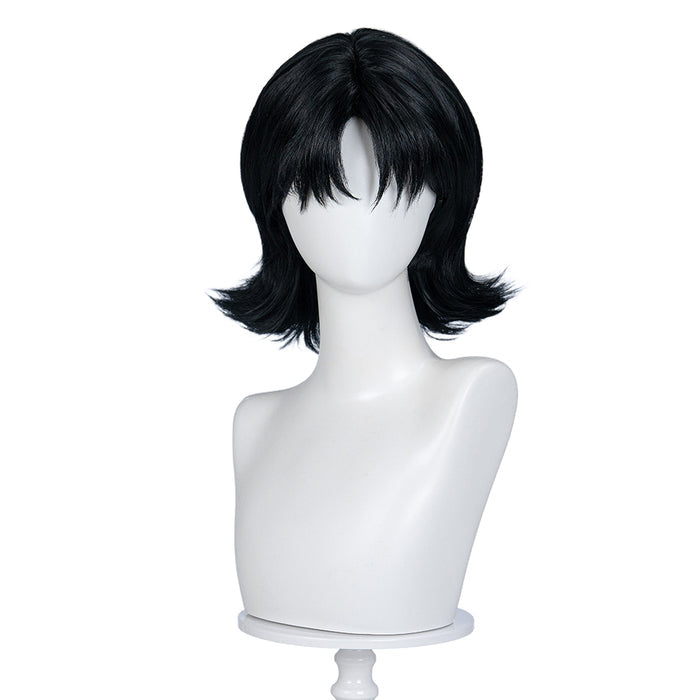 【Ready For Ship】DokiDoki Anime Perfect Blue Cosplay Mima Kirigoe Wig Short Black Hair